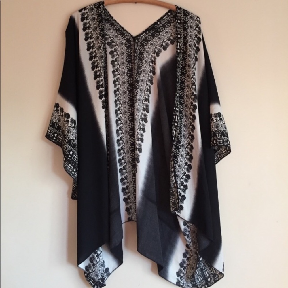 B&W Kimono
